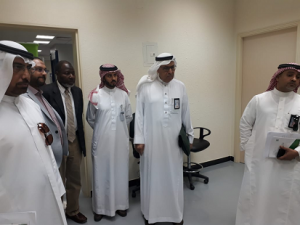 A Delegation from the Presidency of Meteorology and Environment Visits the College of Public Health and Health Informatics